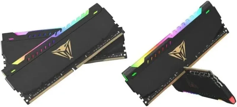 Patriot Viper Steel 32 Go Kit 2x16Go DDR4 3600 MHz RGB - vue 5