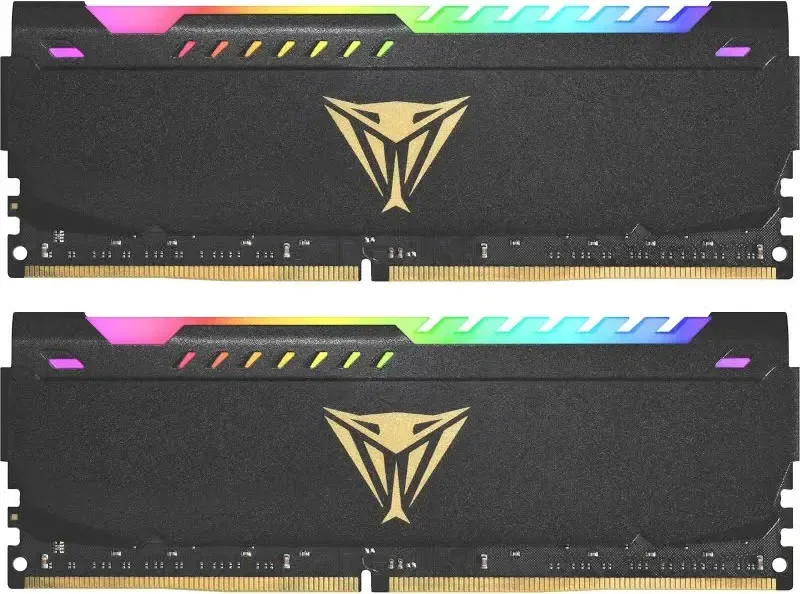 Patriot Viper Steel RGB 16 Go Kit 2x8Go DDR4 3600 MHz - vue 2