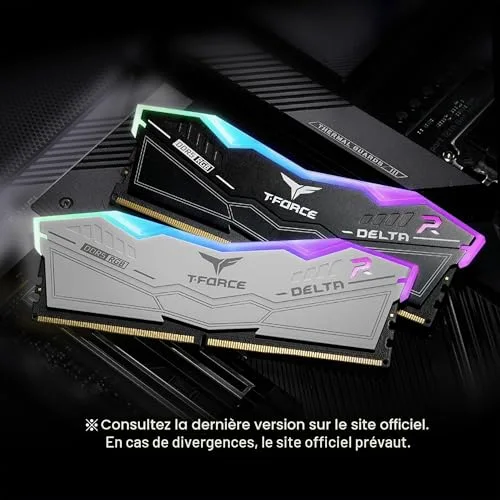 Team Group Delta RGB 32 Go Kit 2x16Go DDR5 6000 MHz - vue 5
