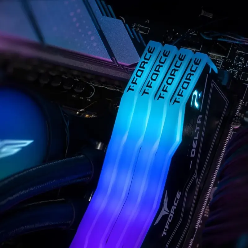Team Group T-Force Delta RGB 32 Go Kit 2x16Go DDR5 7600 MHz - vue 4