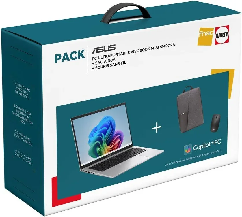 ASUS Vivobook 14 Gris - vue 3