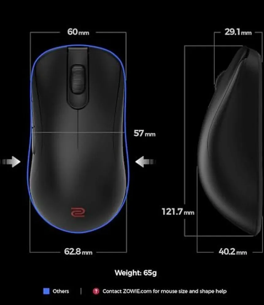 BenQ Zowie ZA13 Wireless - vue 3