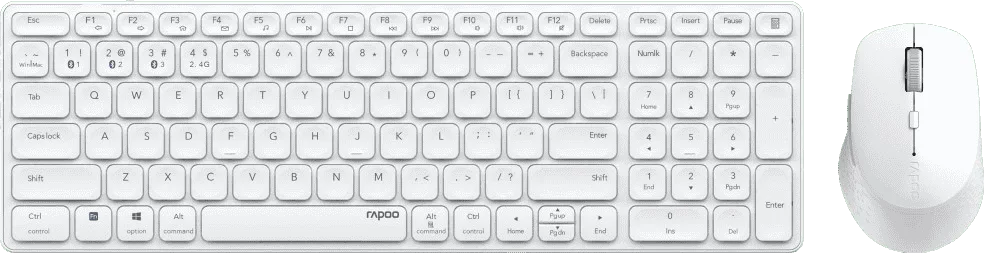Rapoo 9700M Clavier-souris sans fil AZERTY rechargeable