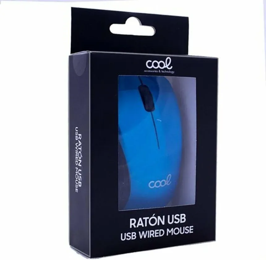 Cool Souris filaire avec câble USB Bleu - vue 1
