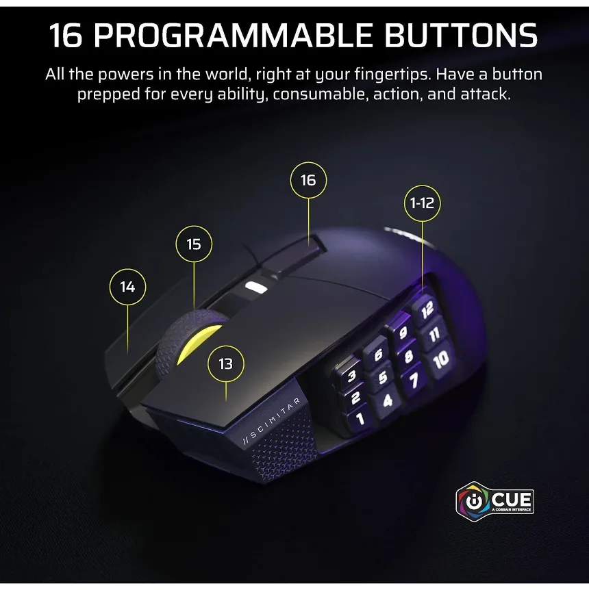 Corsair Scimitar Elite Wireless SE - vue 4