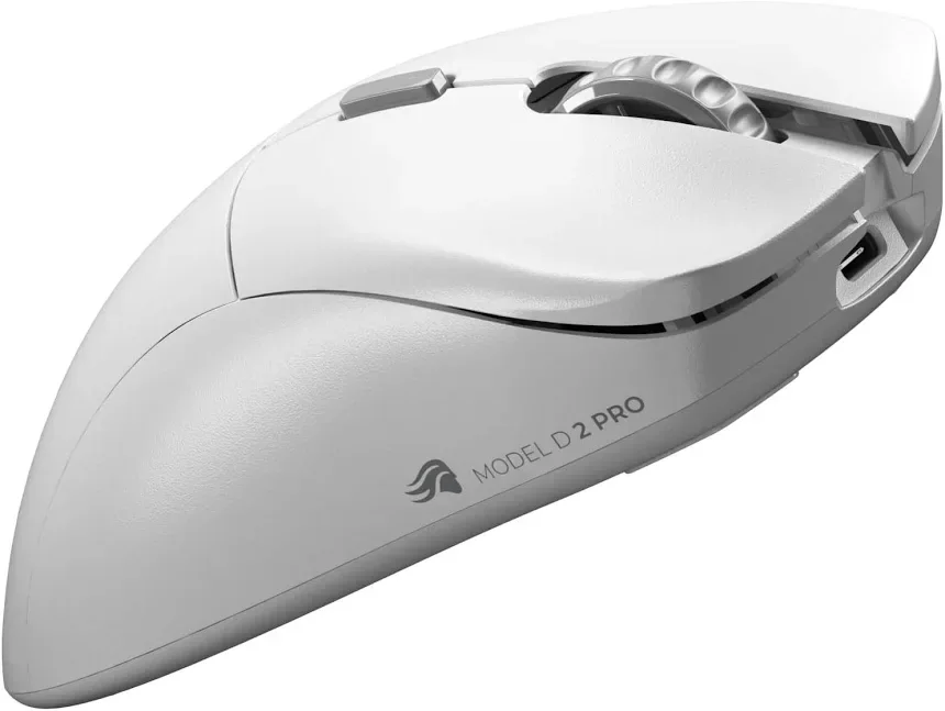 Glorious Model D 2 Pro Wireless Blanco - vue 2
