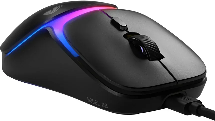 GLORIOUS Model O3 Wired Noir - vue 4