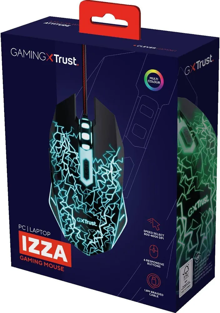 GXTrust GXT 105X Izza LED Noir - vue 5