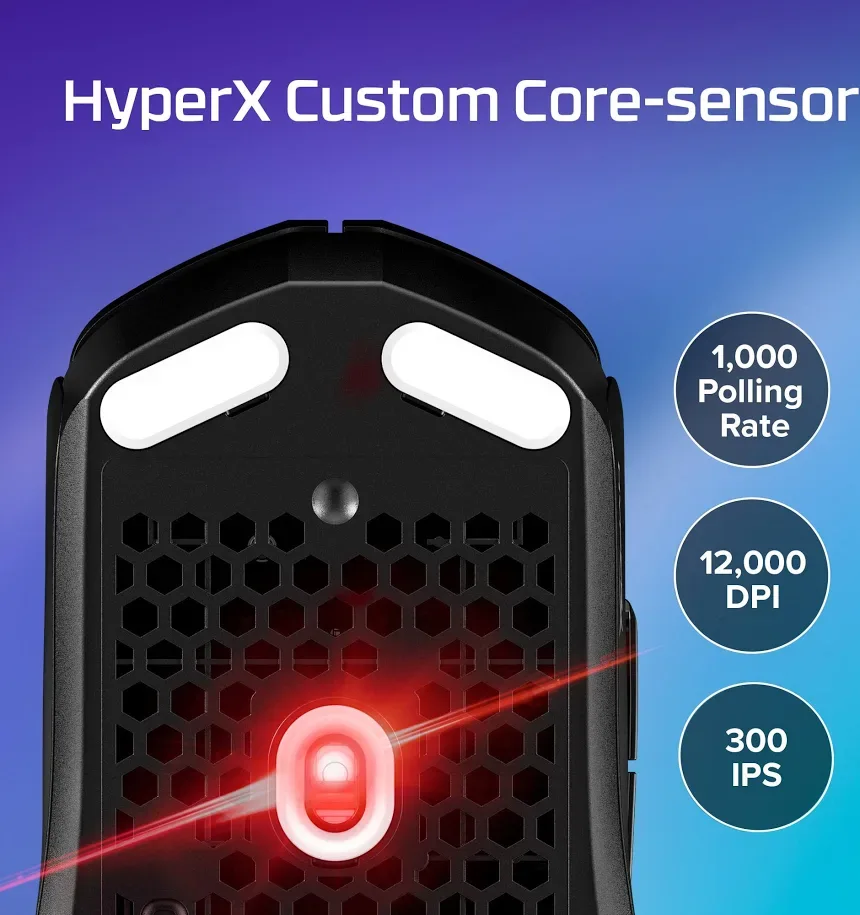 HyperX Pulsefire Haste 2 Core Wireless Noir - vue 4