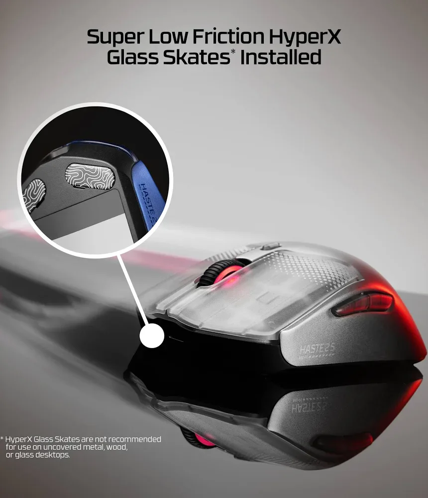 HyperX Pulsefire Haste 2 S Bleu - vue 4
