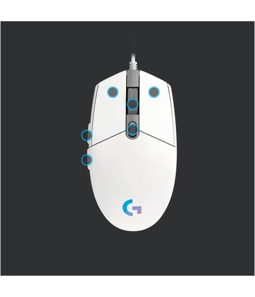 Logitech G G203 LIGHTSYNC - vue 5