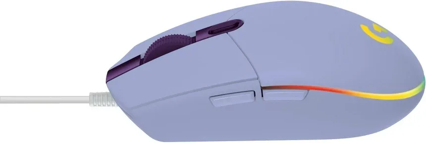 Logitech G G203 Lightsync Lila - vue 3