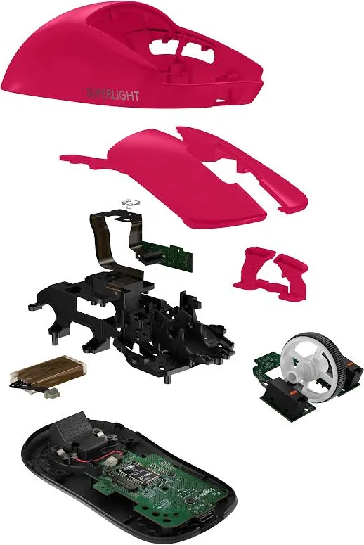 Logitech G Pro X Superlight 2 Rose - vue 4