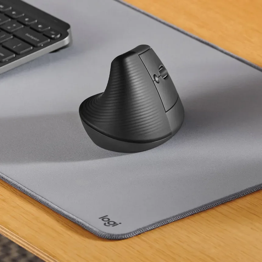 Logitech Lift Gris - vue 4