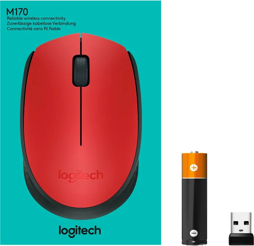 Logitech M171 Rouge - vue 4