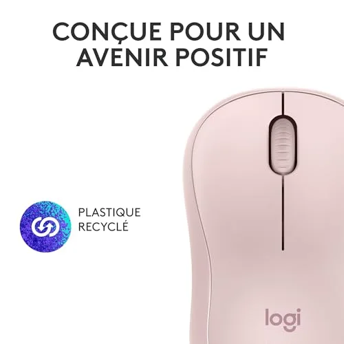 Logitech M240 Silent Rose - vue 8