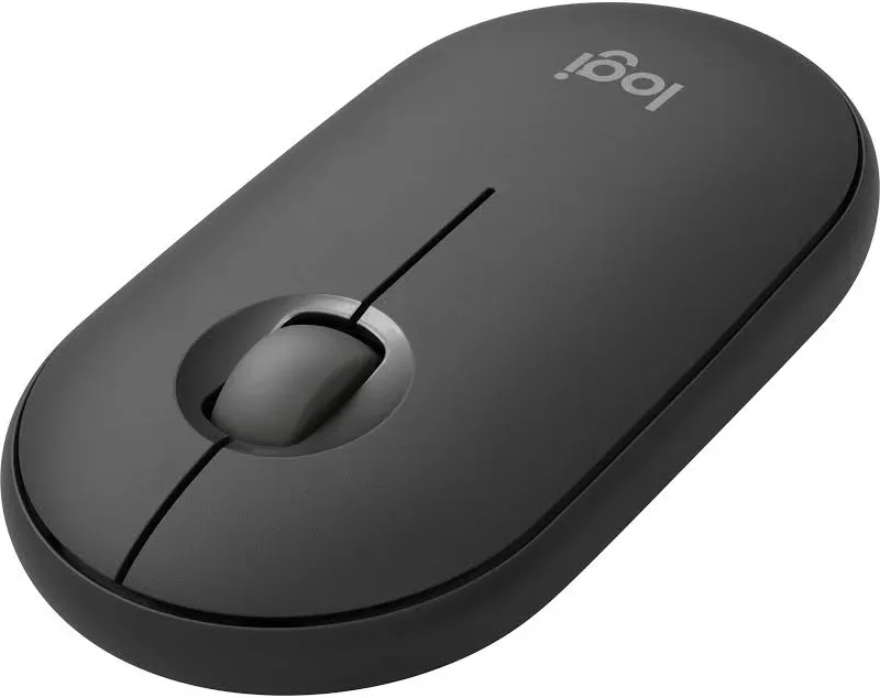Logitech Pebble Mouse 2 M350s Gris - vue 4