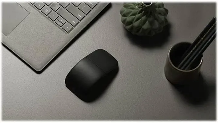 Microsoft Arc Mouse Noir - vue 4
