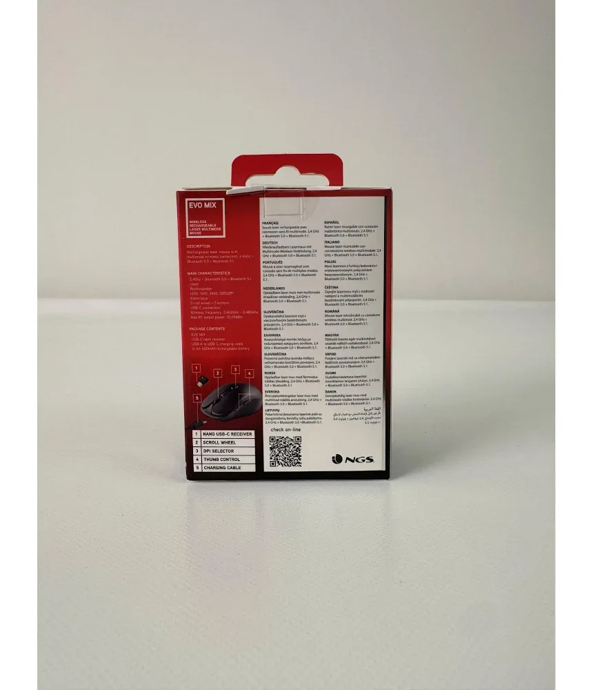 NGS Souris sans fil 3200 DPI - vue 5