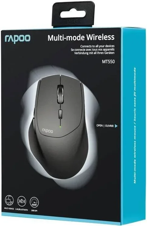 Rapoo MT550 Noir - vue 5