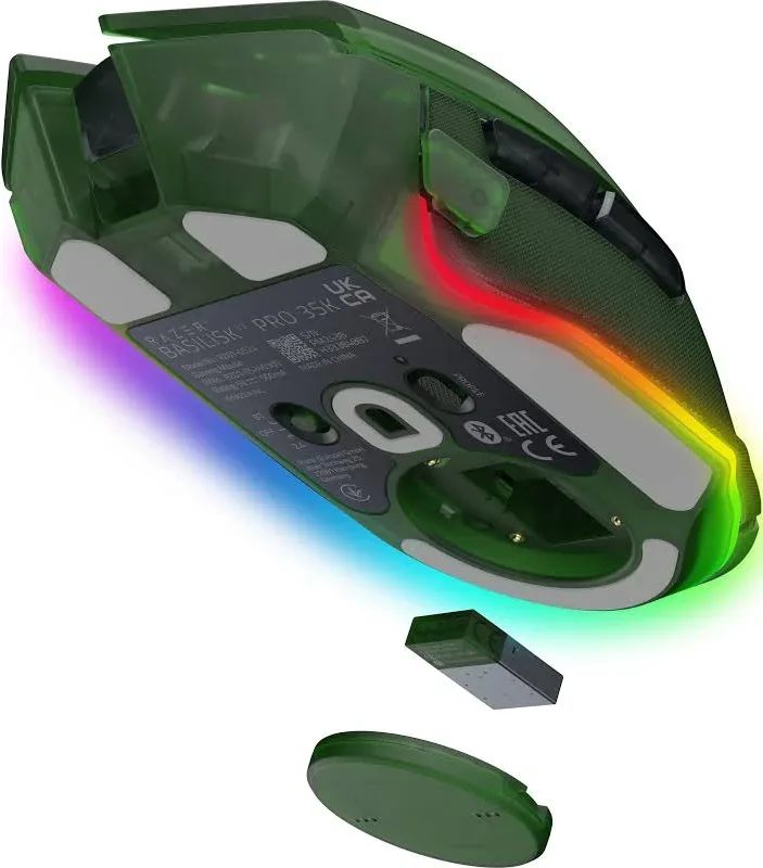 Razer Basilisk V3 Pro Phantom Green - vue 4