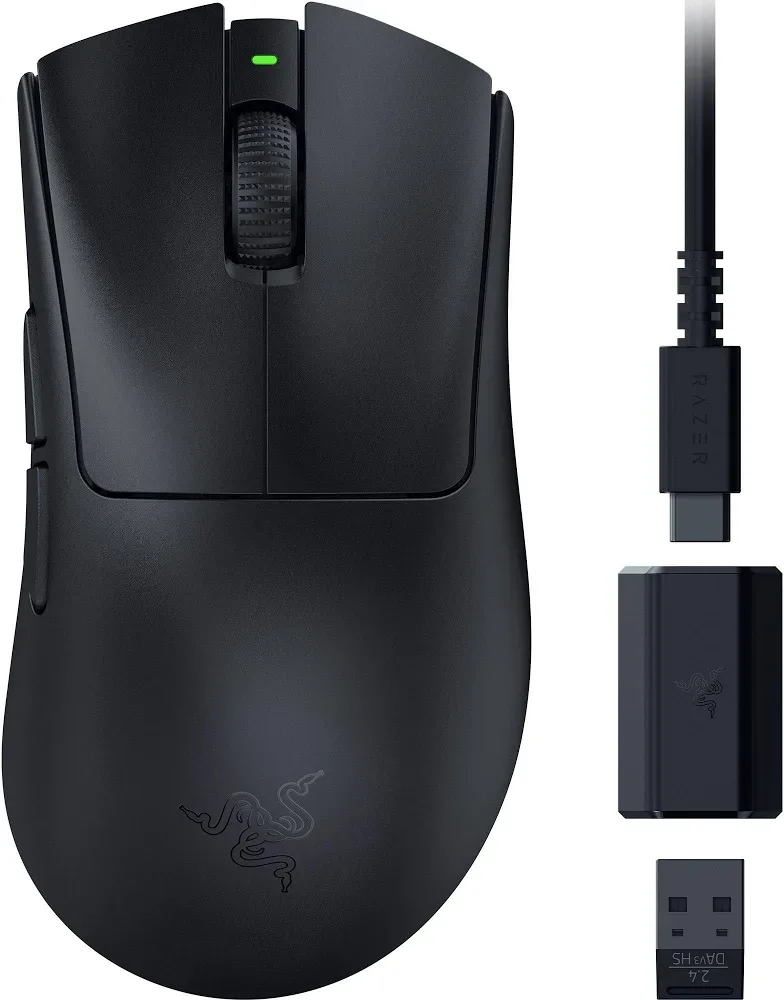 Razer DeathAdder V3 HyperSpeed Noir - vue 1