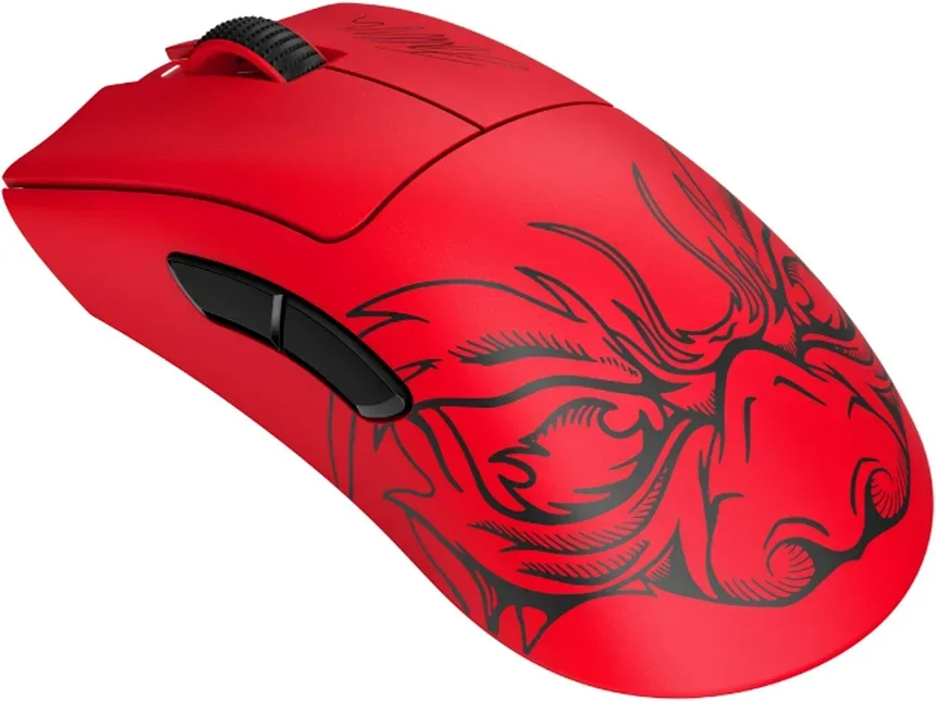 Razer DeathAdder V3 Pro Rouge - vue 4