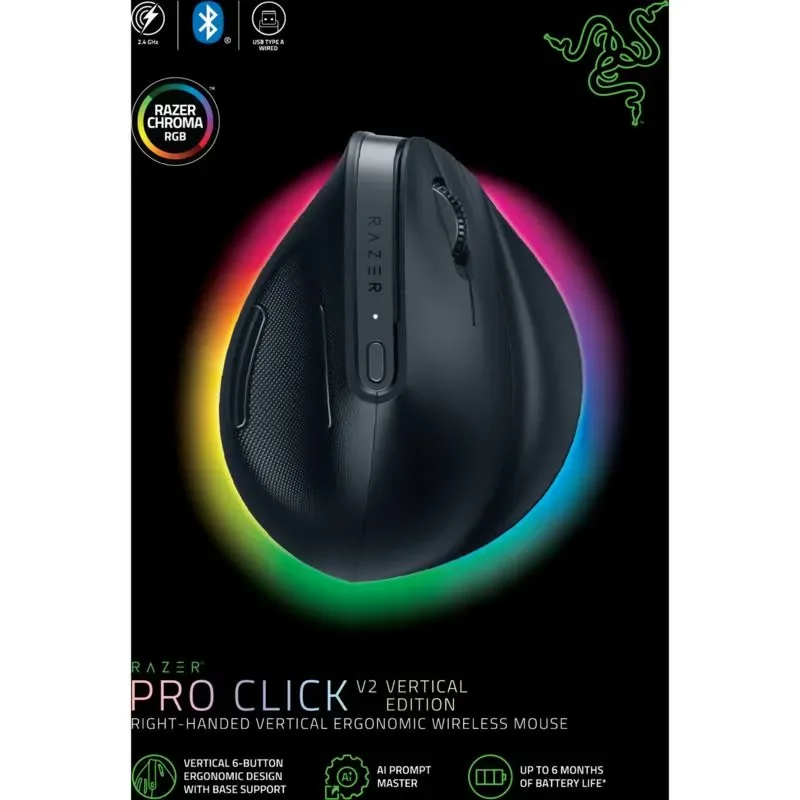 Razer Logitech Pro Click V2 Vertical - vue 1