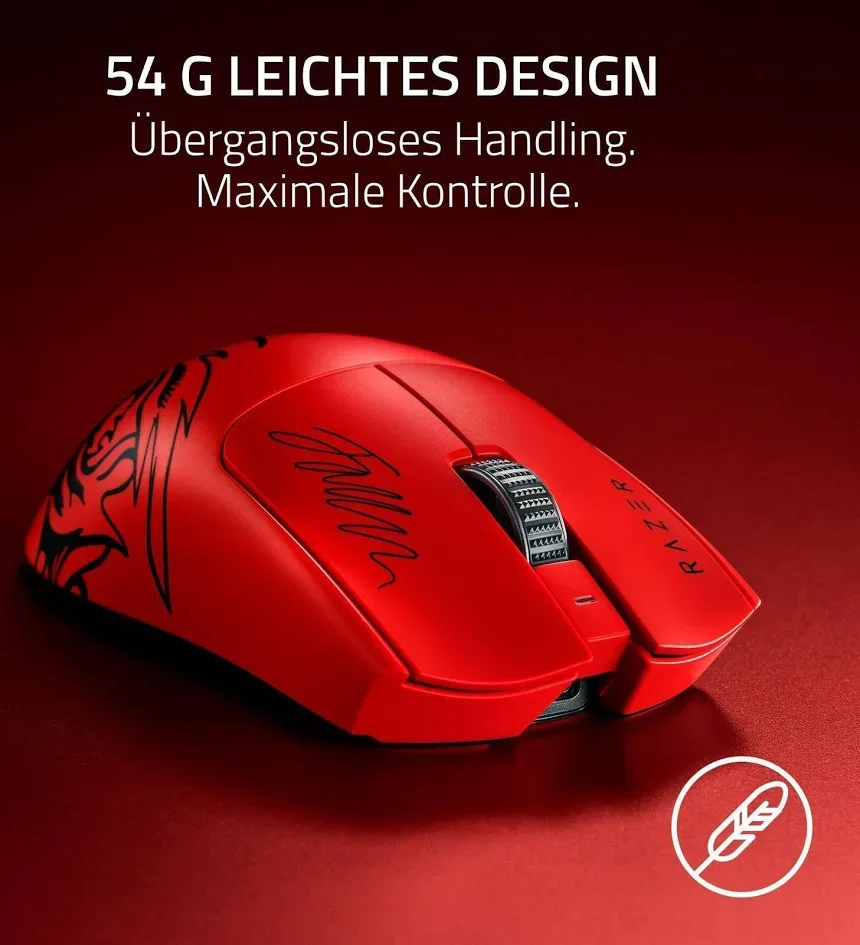 Razer Viper V3 Pro Faker Edition Rouge - vue 4