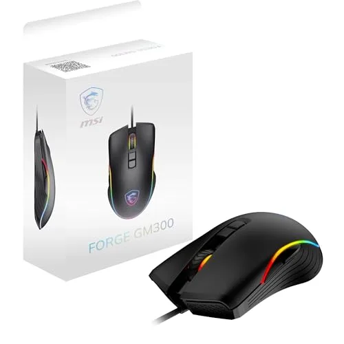 MSI FORGE GM300 souris gaming RGB 7200 DPI