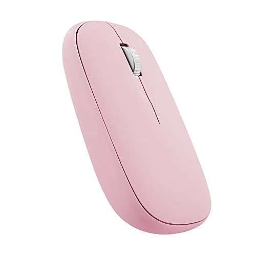T'nB Souris sans fil Bluetooth rechargeable rose