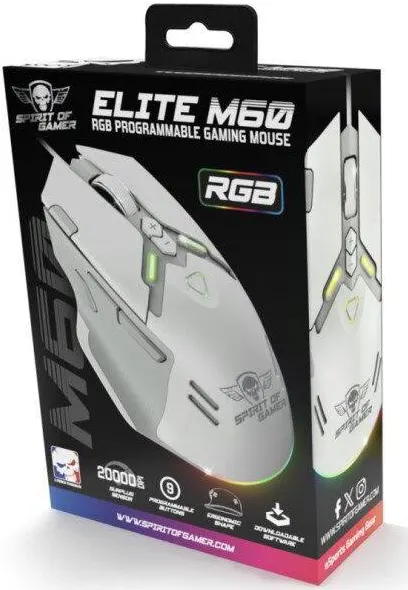Spirit Of Gamer Elite M60 Blanc - vue 2