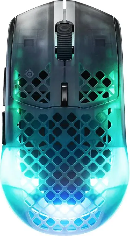 SteelSeries Aerox 3 Wireless Gen 2 Noir Transparent - vue 2