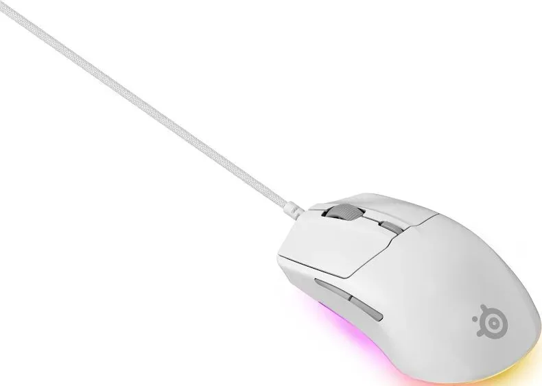 SteelSeries Rival 3 Gen 2 Blanc - vue 5