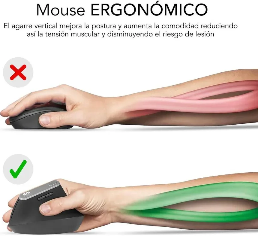SUBBLIM 4000 DPI Verticale Ergonomique - vue 2
