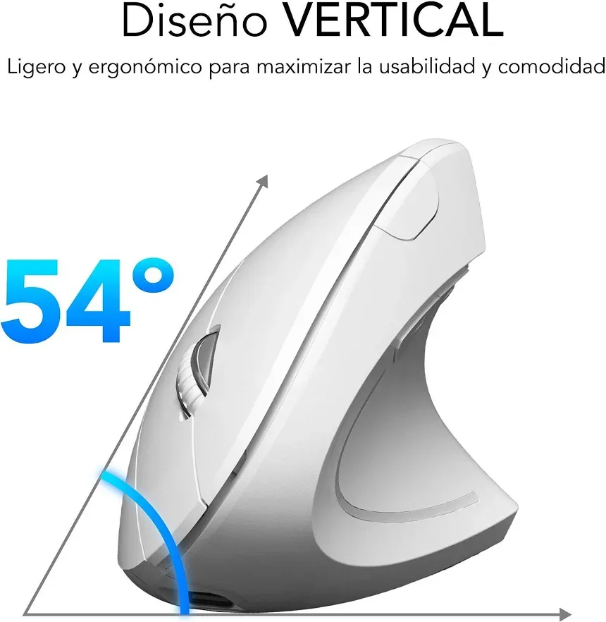 SUBBLIM Glide Vertical Ergo Dual Blanc - vue 4
