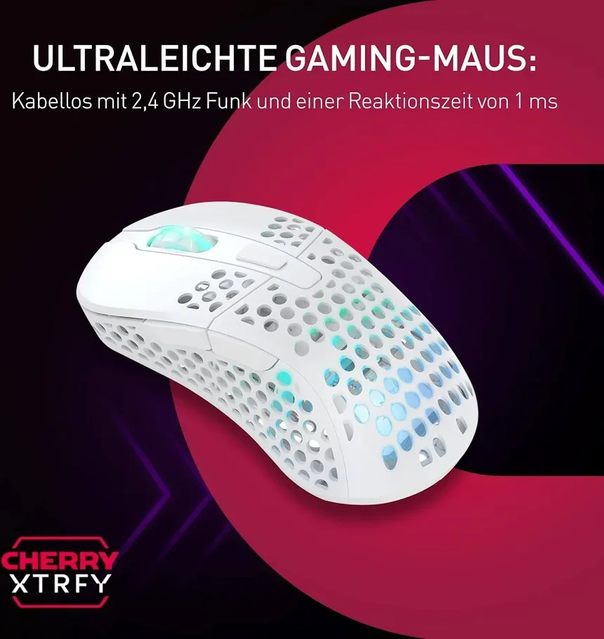 Xtrfy M4 RGB Wireless Blanc - vue 2