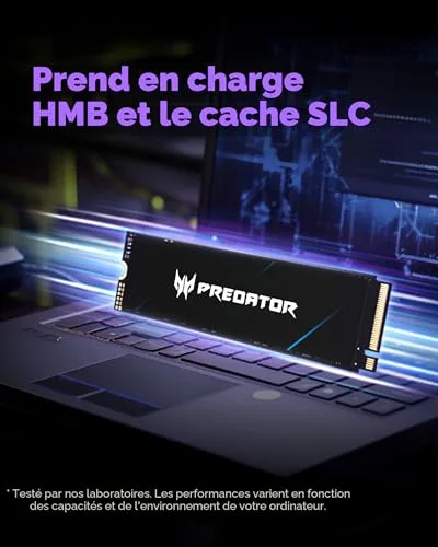 Acer Predator GM7 2 To SSD NVMe - vue 5