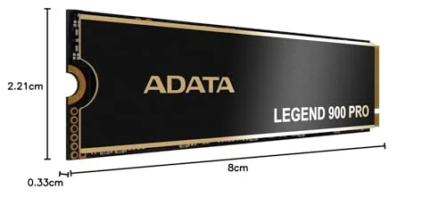 ADATA LEGEND 900 PRO 2 To SSD M.2 - vue 4