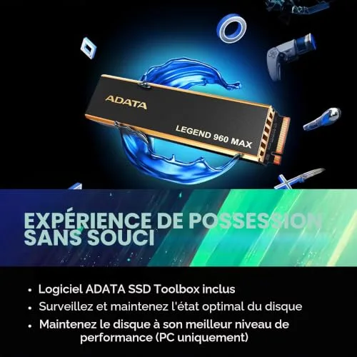 Adata LEGEND 960 MAX 4 TB SSD - vue 7