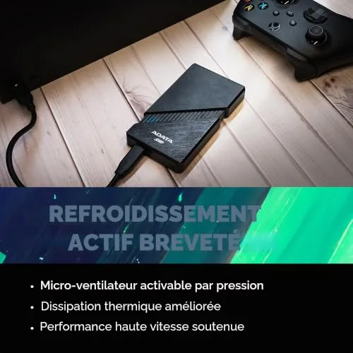 ADATA SE920 1 To SSD Externe USB 4 - vue 8