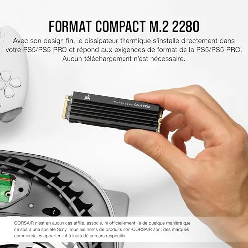 Corsair MP600 Pro LPX 1 To - vue 3