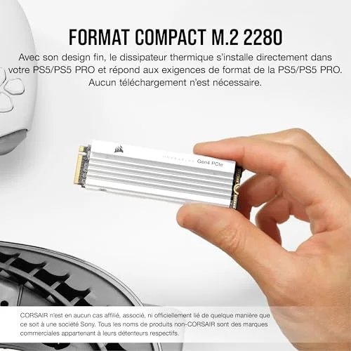 Corsair MP600 PRO LPX 2 TB SSD - vue 3