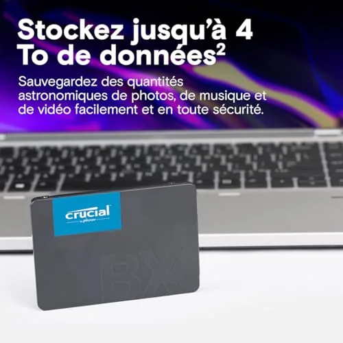 Crucial BX500 SSD 480GB - vue 4