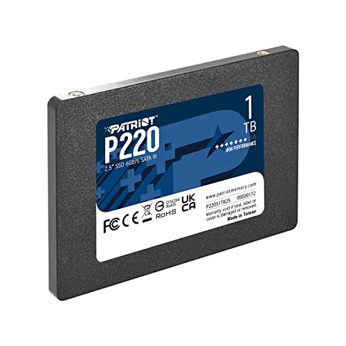 Disque Dur Patriot P220 1TB SSD 2.5" SATA III - vue 3