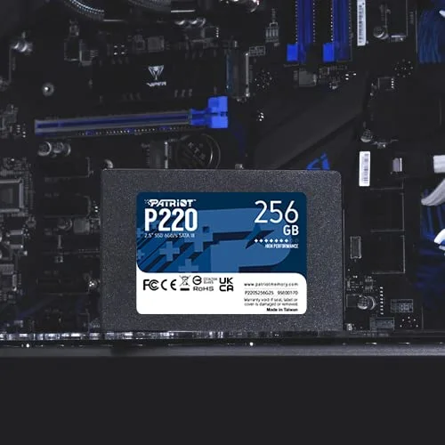 Disque Dur Patriot P220 256GB SSD 2.5" SATA III - vue 4