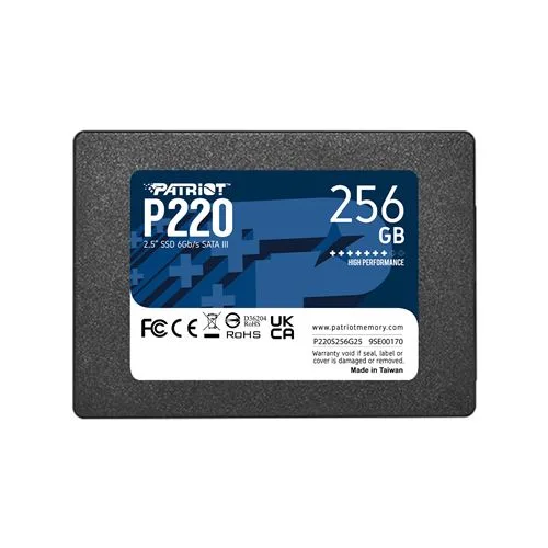 Disque Dur Patriot P220 256GB SSD 2.5" SATA III