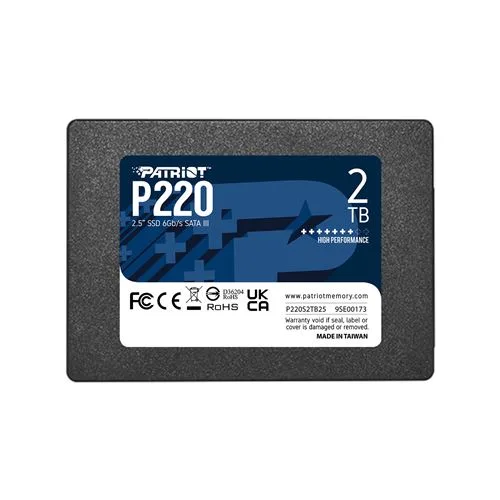 Disque Dur Patriot P220 2TB SSD 2.5" SATA III