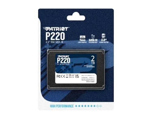 Disque Dur Patriot P220 2TB SSD 2.5" SATA III - vue 2