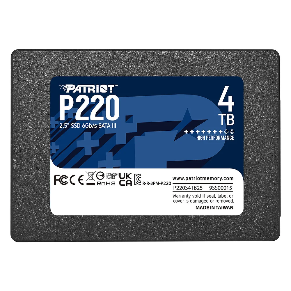 Disque Dur Patriot P220 4TB SSD 2.5" SATA III